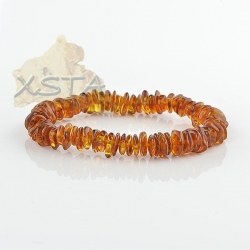 Chips amber cognac color bracelet